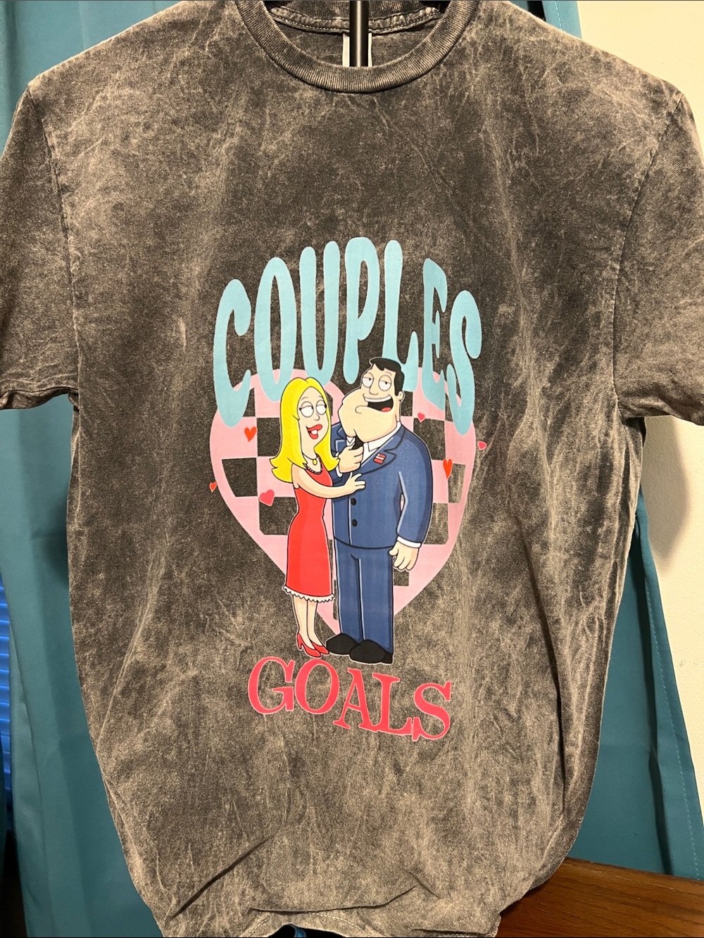 NEW!! COUPLES GOALS- STAN & FRANCINE SMITH- American dad tshirt